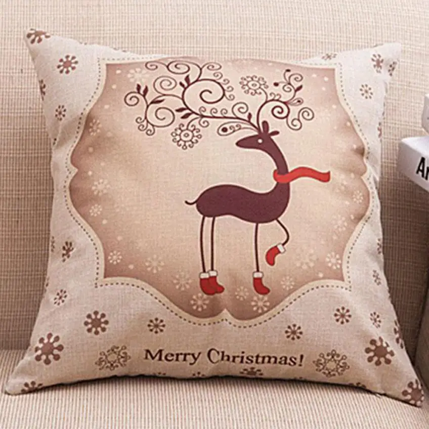 Наволочка 45*45 Merry Christmas чехлы на подушки диван для кафе наволочка домашний Декор JA11