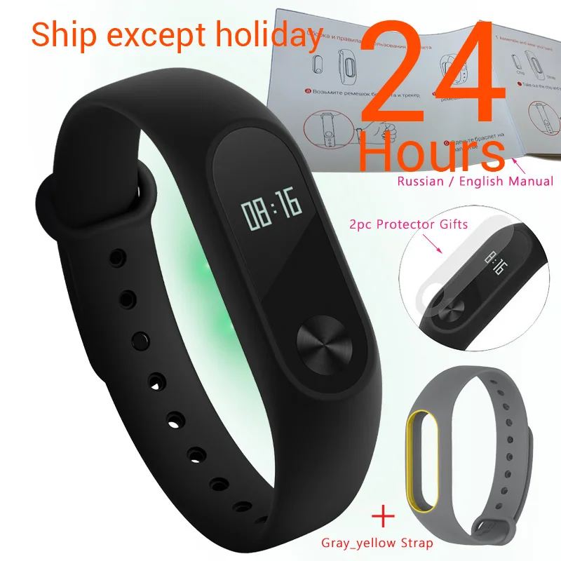 Mi band 2 n strap Xiaomi mi-браслет 2 смарт-браслет Bluetooth фитнес-браслет mi Band 2 OLED экран Сенсорная панель Пульс IP67 - Цвет: Mi band 2 n strap
