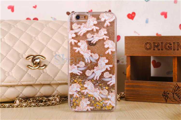 Crystal Clear Case Dynamic Liquid Santa Claus Christmas Glitter Bling Sand Quicksand Star For iPhone7 7plus 5 6s 6 6plus DHL |