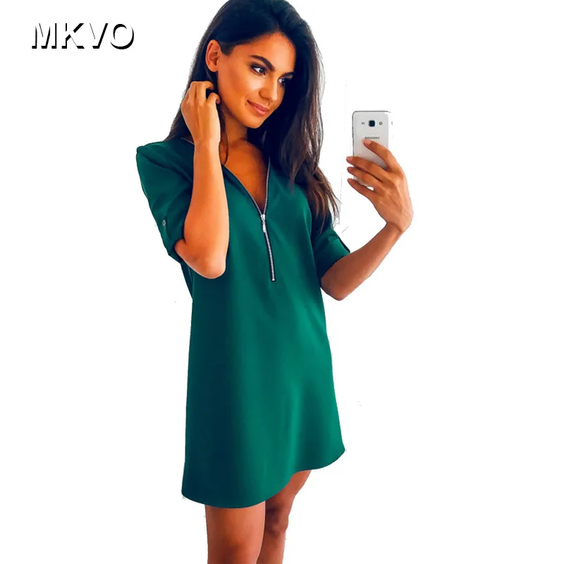 Женское весеннее шифоновое платье для отдыха ТРАПЕЦИЕВИДНОЕ Полосатое с