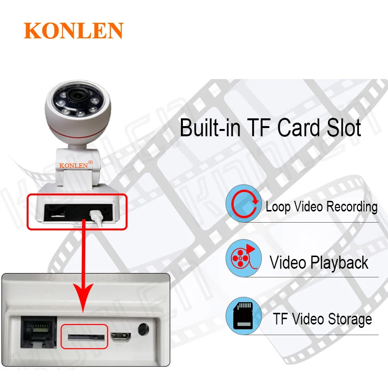 KONLEN wifi 1080P уличная IP камера Pan Tilt Bullet Cam YCC365 Беспроводная Проводная HD 2MP CCTV