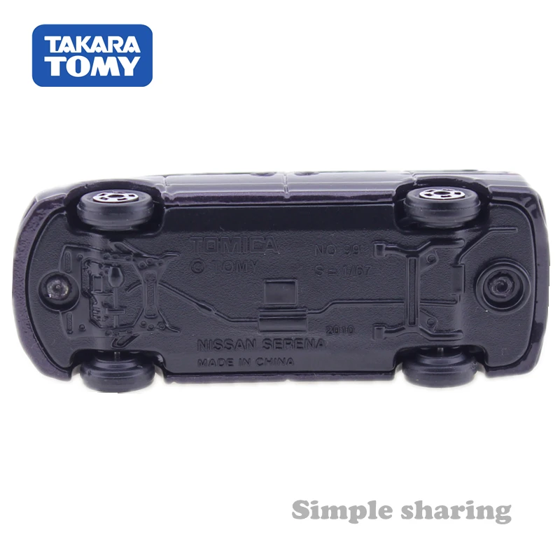 Takara Tomy TOMICA № 99 NISSAN SERENA Mpv Субару Outback Бизнес игрушечный автомобиль 1: 67 литой миниатюрный детские игрушки vanModel комплект Коллекционные вещи