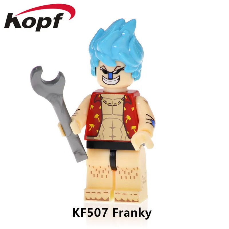 KF507 Одиночная, Тони Чоппер кирпичи Vinsmoke Sanji Sir Crocodile один кусок франки строительный конструктор для детей игрушки подарок - Цвет: KF507 Without Box