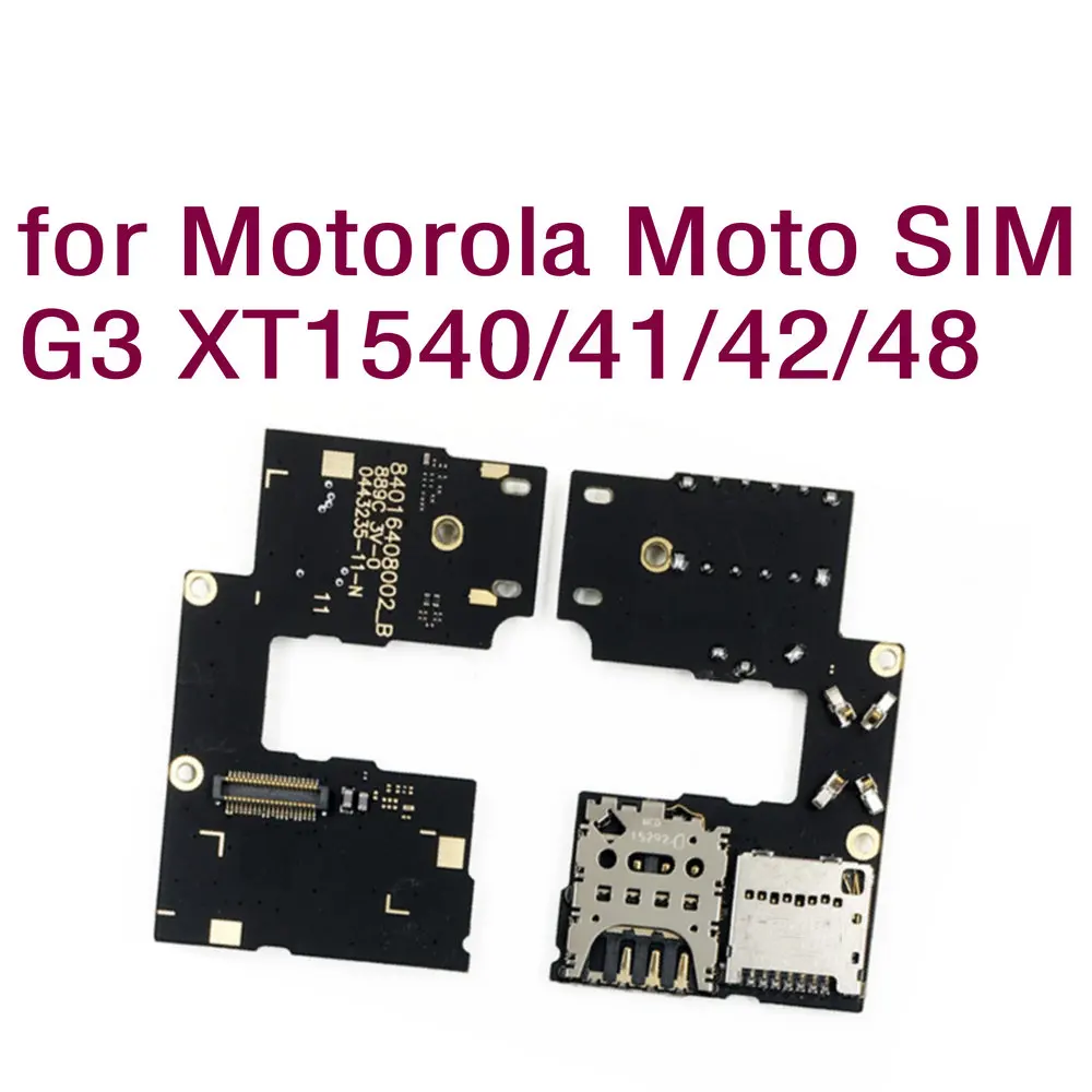 Новый гибкий лоток для карт MOTOROLA Moto G3 3rd XT1541 XT1543/44/50 держатель sim-карт разъем Micro SD