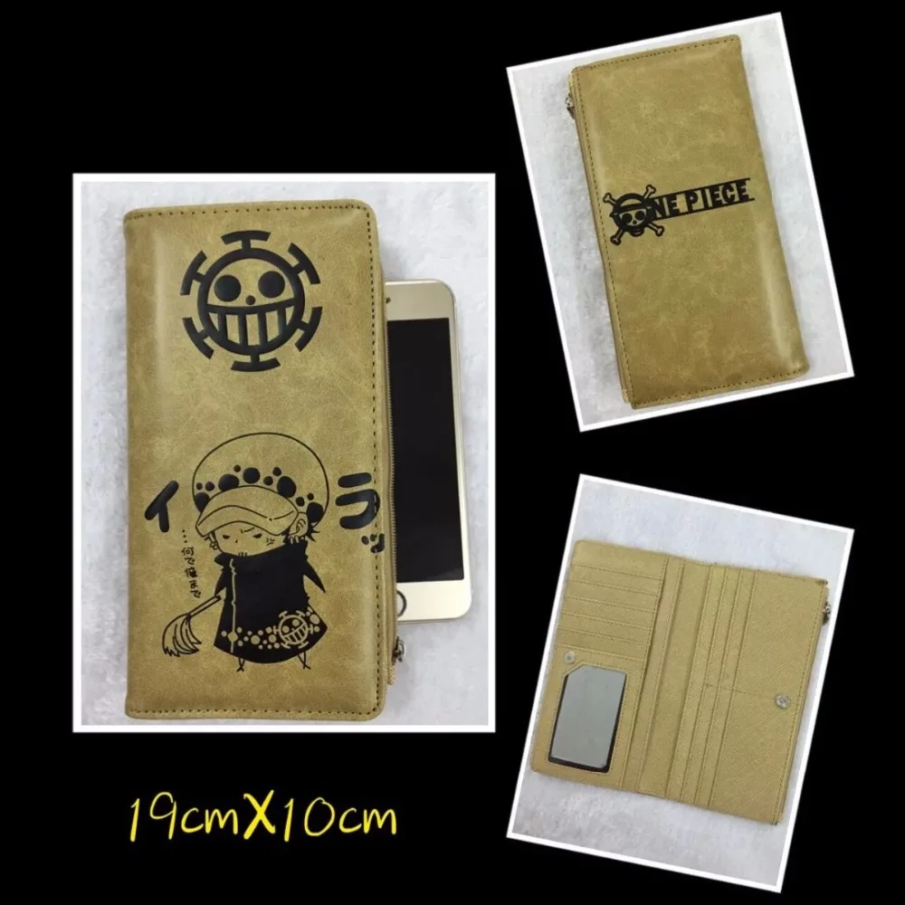 Одна штука кошелек Luffy пиратский череп голова кошельки с рисунками из комиксов