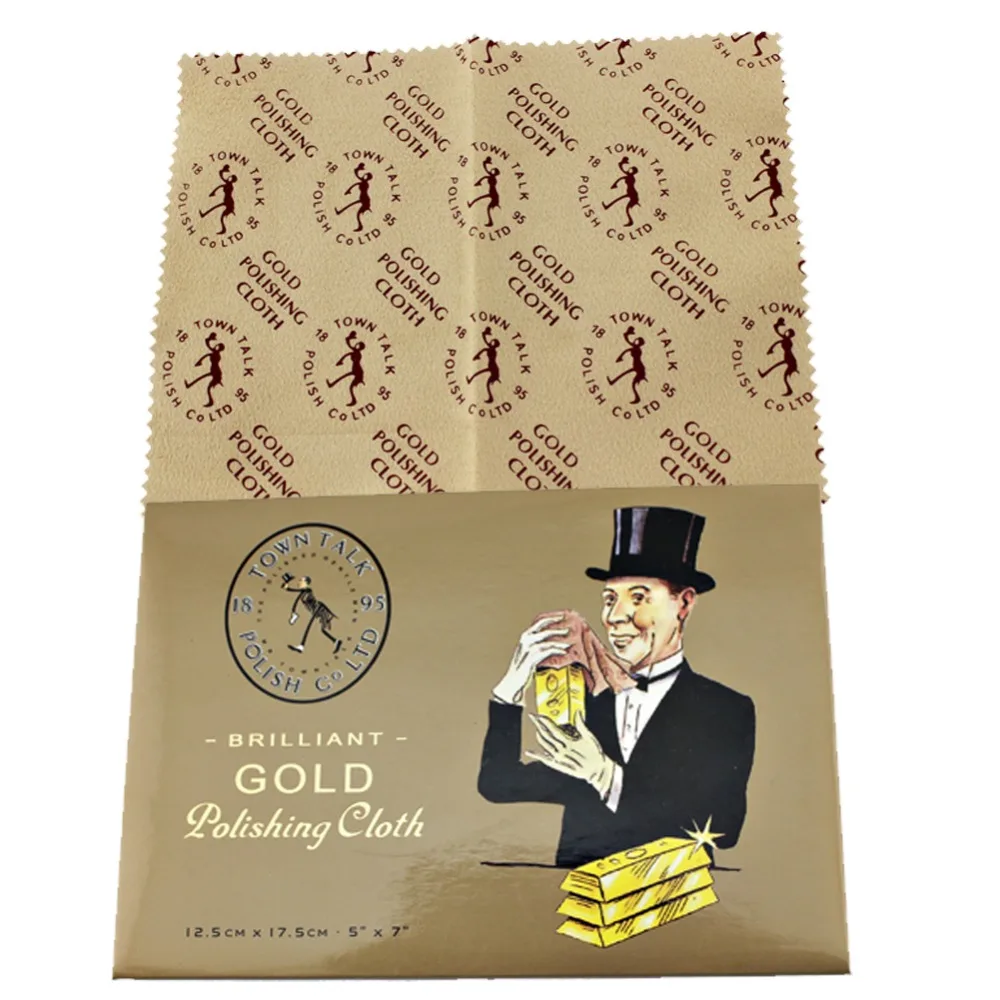 Салфетка для чистки ювелирных изделий полировальная ткань бархат серебро золото