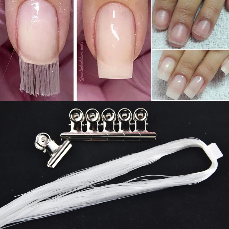 50 см стекловолокно для наращивания ногтей Fibernails акриловые наконечники