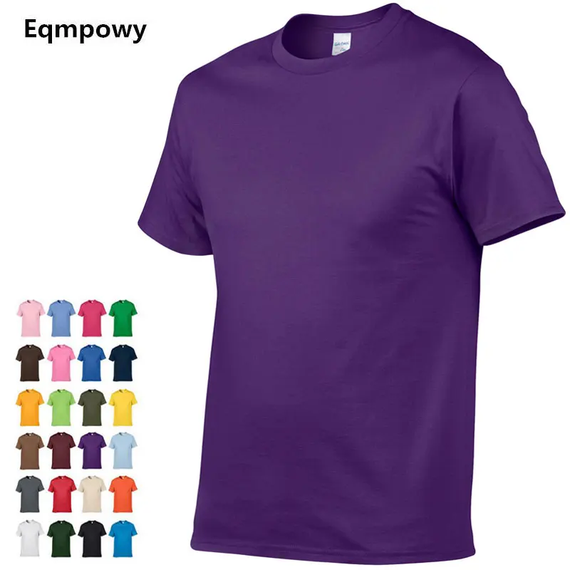 Eqmpowy бренд 100% хлопок Повседневное Футболка Модный летний комплект с футболкой