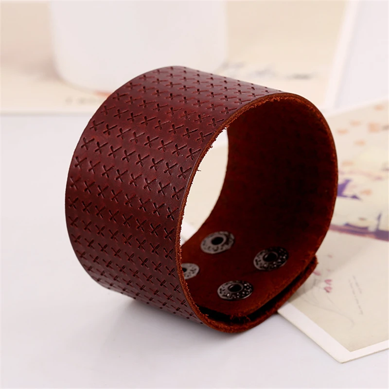 JINSE новинка 2017 плетеный крест браслеты из натуральной кожи коричневые и черные