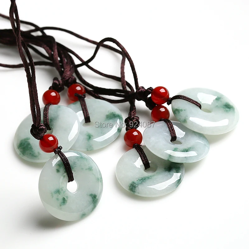 Натуральные восковые цветы плавающий нефритовый кулон подлинные товары