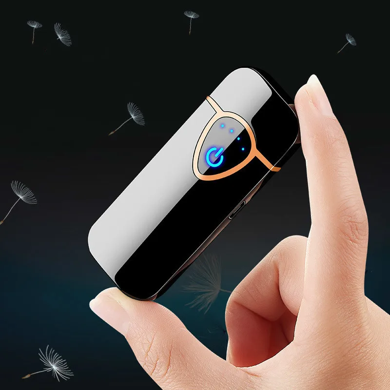 Сенсорная Индукционная зажигалка Usb двусторонняя точка детектор дыма
