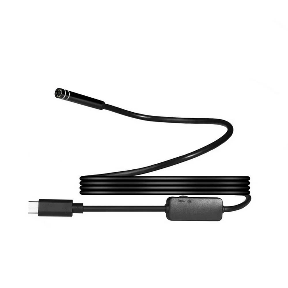 8LED 8 мм HD720P 3 м usb type-C Android эндоскоп камера Гибкая Змея Жесткий провод/кабель usb Тип C Труба Инспекционная камера бороскоп