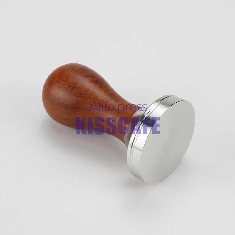 Темпер для кофе молоток порошка основание из нержавеющей стали деревянная ручка