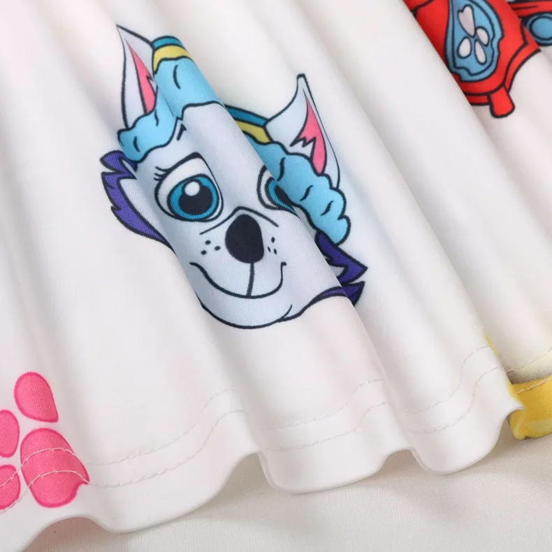 2019 New Cute Casual Cartoon Dog Dress for Girls | Детская одежда и обувь