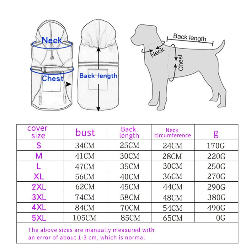 Водонепроницаемый уличный плащ для домашних животных комбинезон из дышащей