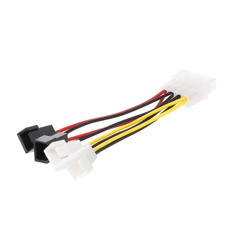 IDE Molex 4 контактный на х 3 TX3 чехол с охлаждающим вентилятором адаптер питания