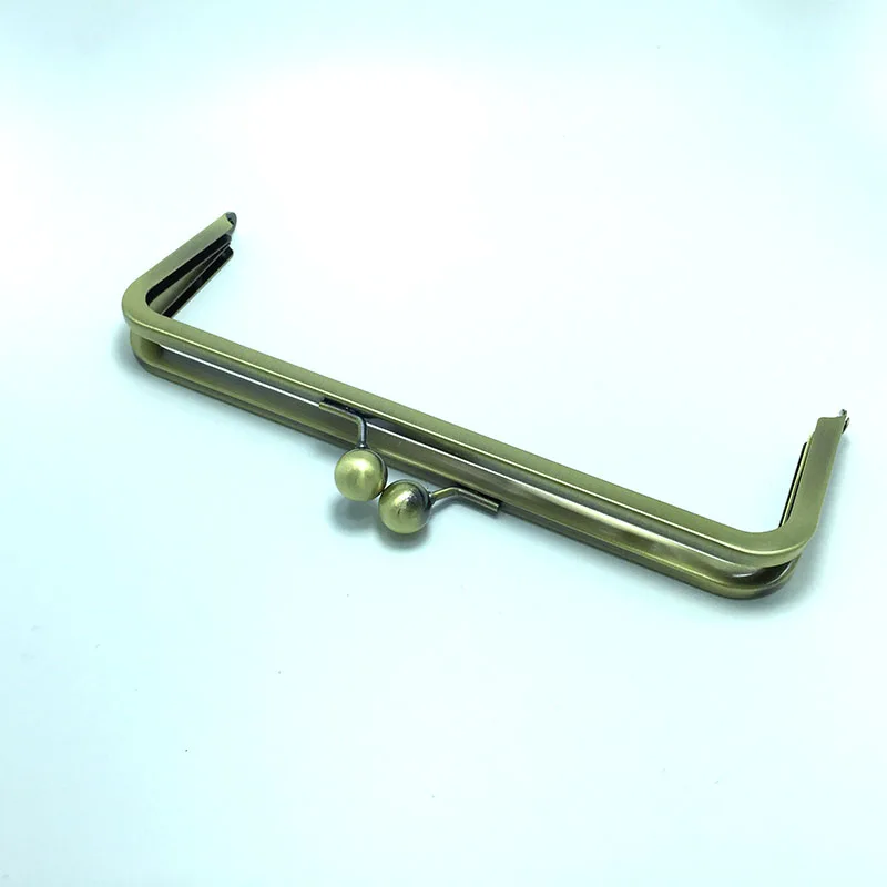 Antique Brass Purse Frame (9x3 Inch) , 15mm Large Ball Clasp
