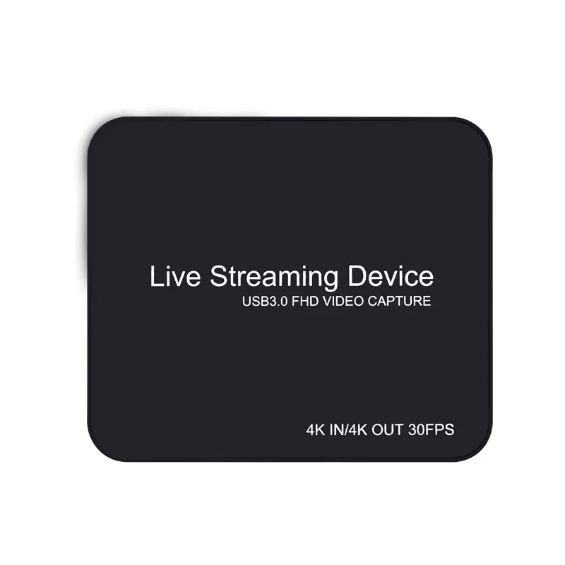 4k30fps HDMI видео Захват Запись телефон игры ТВ коробка потоковая трансляция в прямом