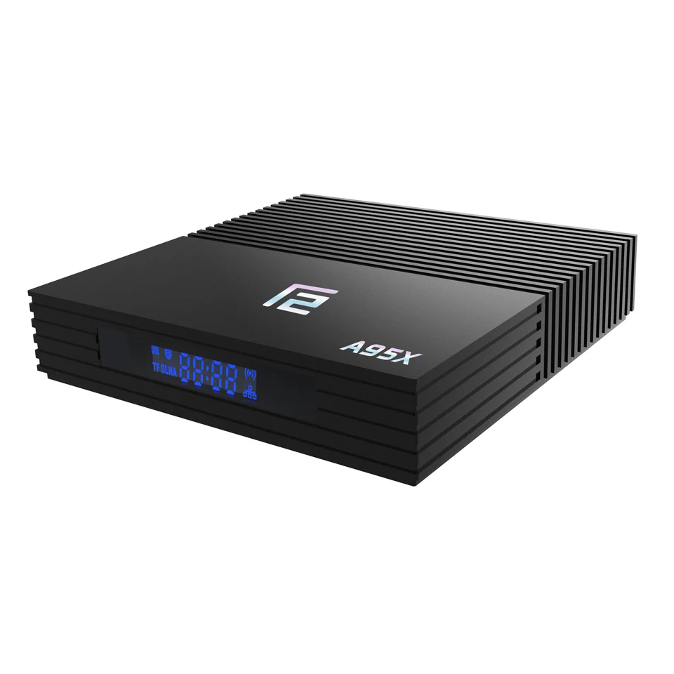 Android ТВ коробка A95X F2 9 0 смарт медиа плеер 4 K Поддержка 2 4G & 5G Dual Band WI FI RJ45 ЛВС USB HDMI