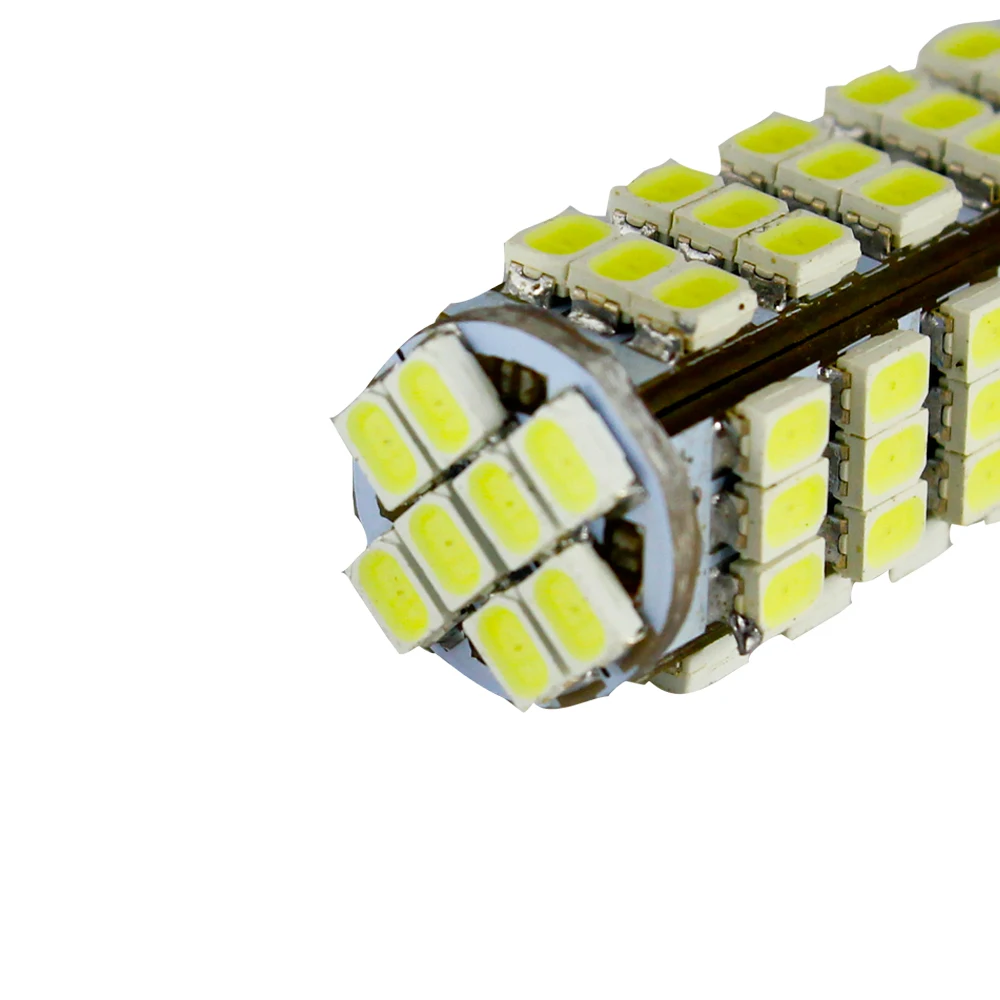 100 шт. Белый T10 W5W 1206 68 SMD светодиодный габаритный фонарь автомобильная боковая