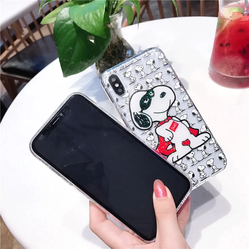 LANCHE милый мультфильм все включено Прозрачный мягкий силиконовый чехол для iPhone 6 7