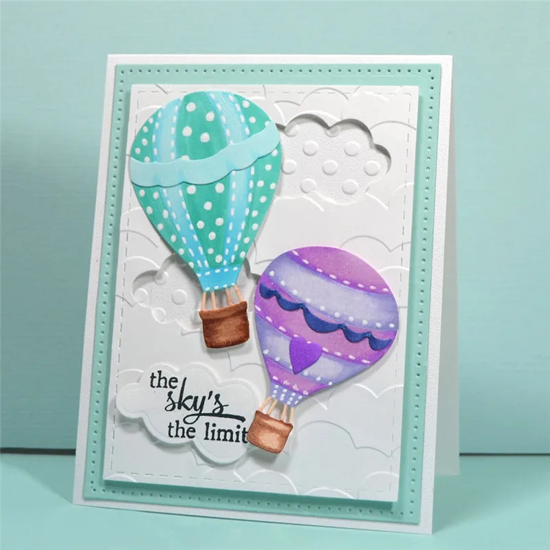 GJCrafts Hot Air Balloons Dies Metal Cutting New 2018 for DIY Scrapbooking/photo Album Decorative Embossing Card Die Cut | Дом и сад