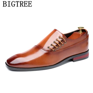 Деловая обувь; мужские оксфорды; брендовые нарядные туфли для мужчин; элегантные офисные туфли; мужские классические туфли; большие размеры; chaussure homme bona