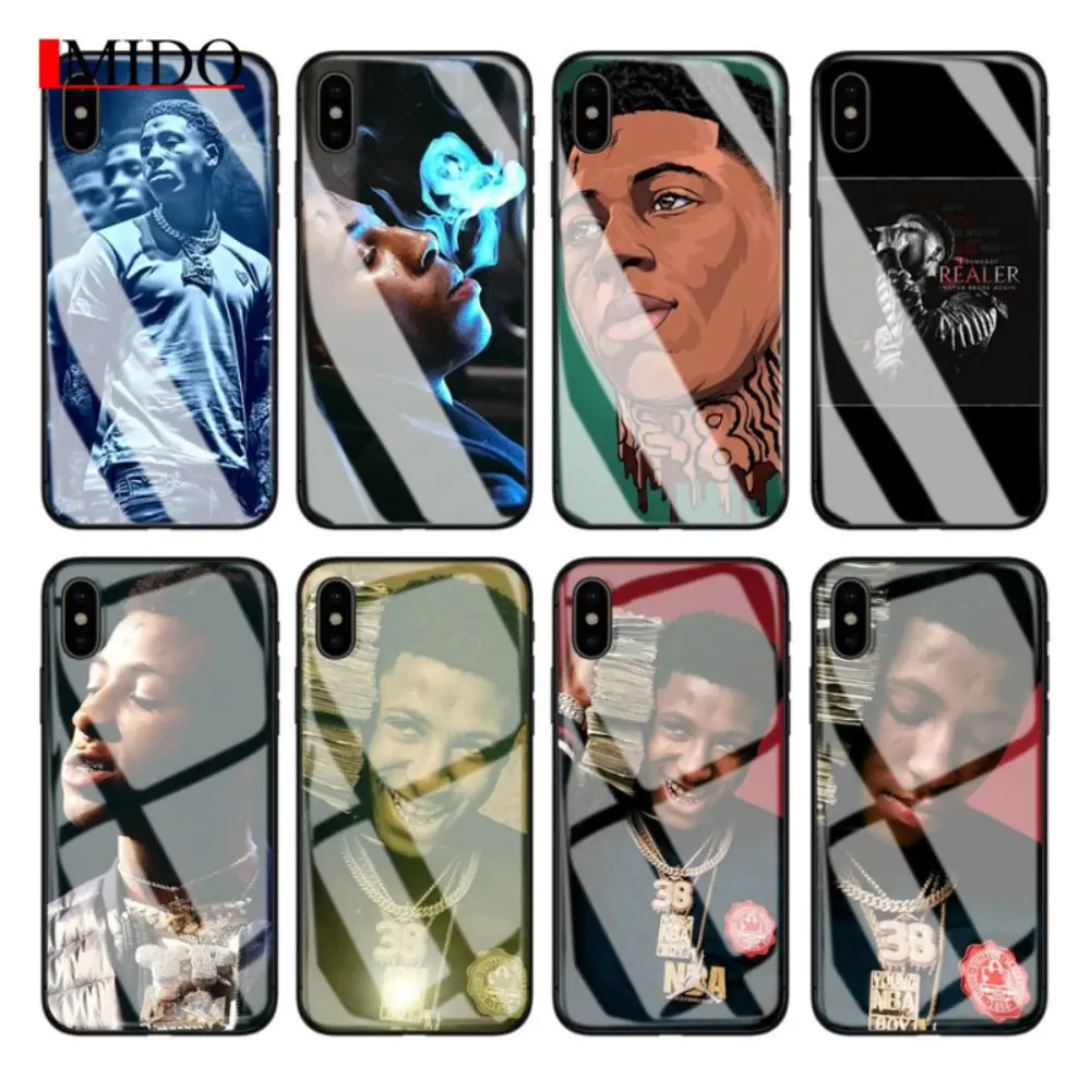 OUTMIX Youngboy Never Broke снова Merch закаленное стекло чехол для iPhone X XS XSmax 6 6S PLUS XR SE 7 8