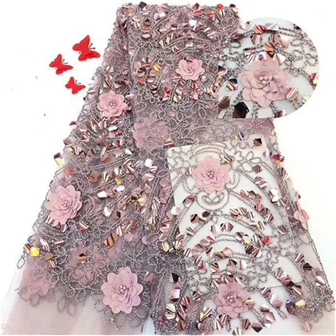 Новейшая французская кружевная ткань 2019 Высококачественная свадебная