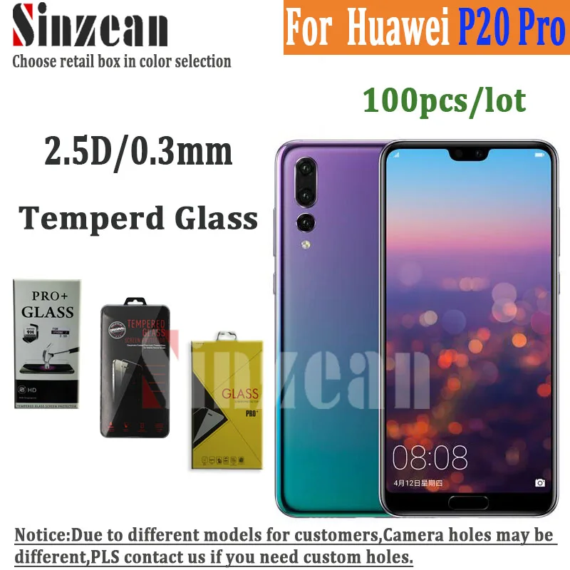 Sinzean 100 шт ультра тонкий для Huawei P20 Pro закаленное стекло lite/P Smart с розничной