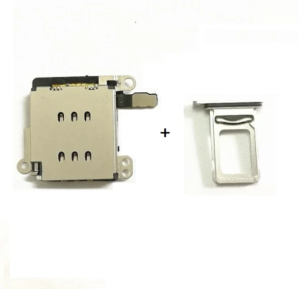 Для iPhone XR Dual SIM Card Reader гибкий кабель+ держатель лотка для sim-карты Замена Адаптера