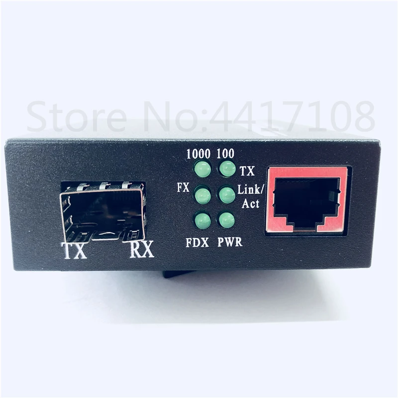 5 шт. оптоволоконный преобразователь SFP на RJ45 гигабитный медиаконвертер 10/100