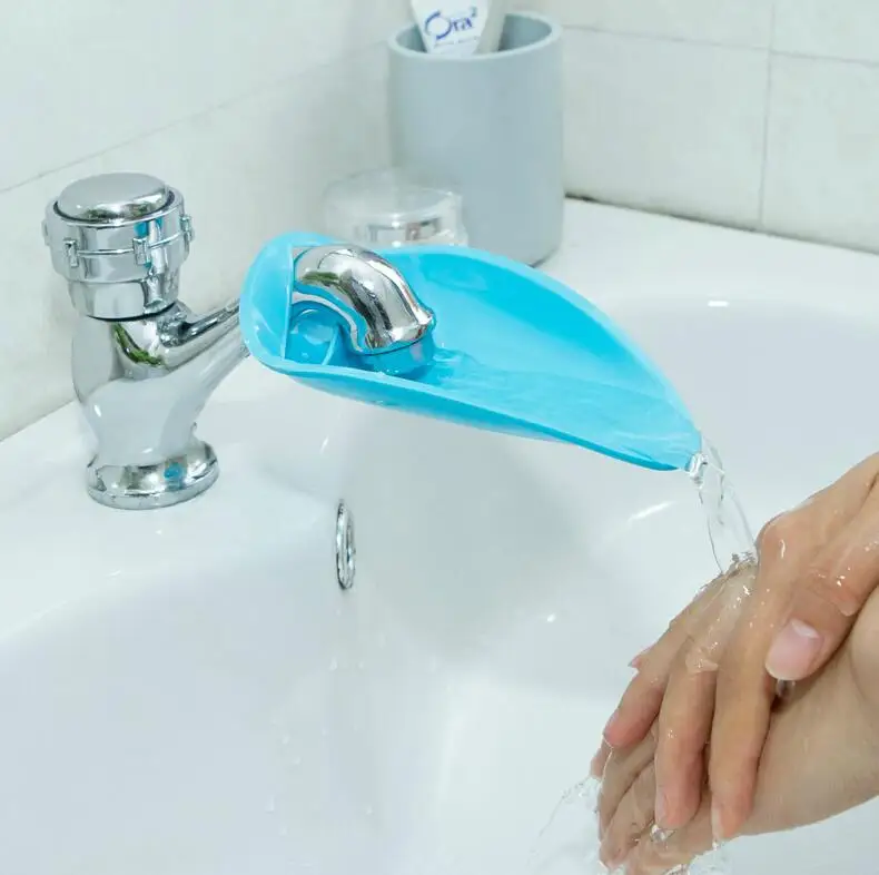 Силиконовый детский помощник для мытья детей направляющий удлинитель желоба