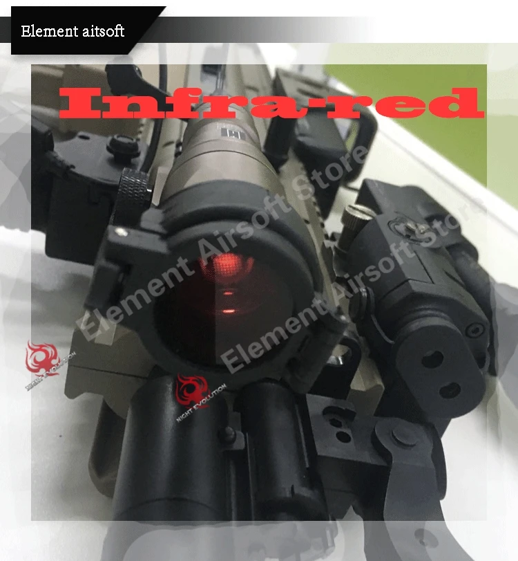 Ночная Эволюция страйкбол фонарик Element IR фильтр M300+ M600 IR Surefir светильник NO для M600U M600P диаметр 25 мм NE04023