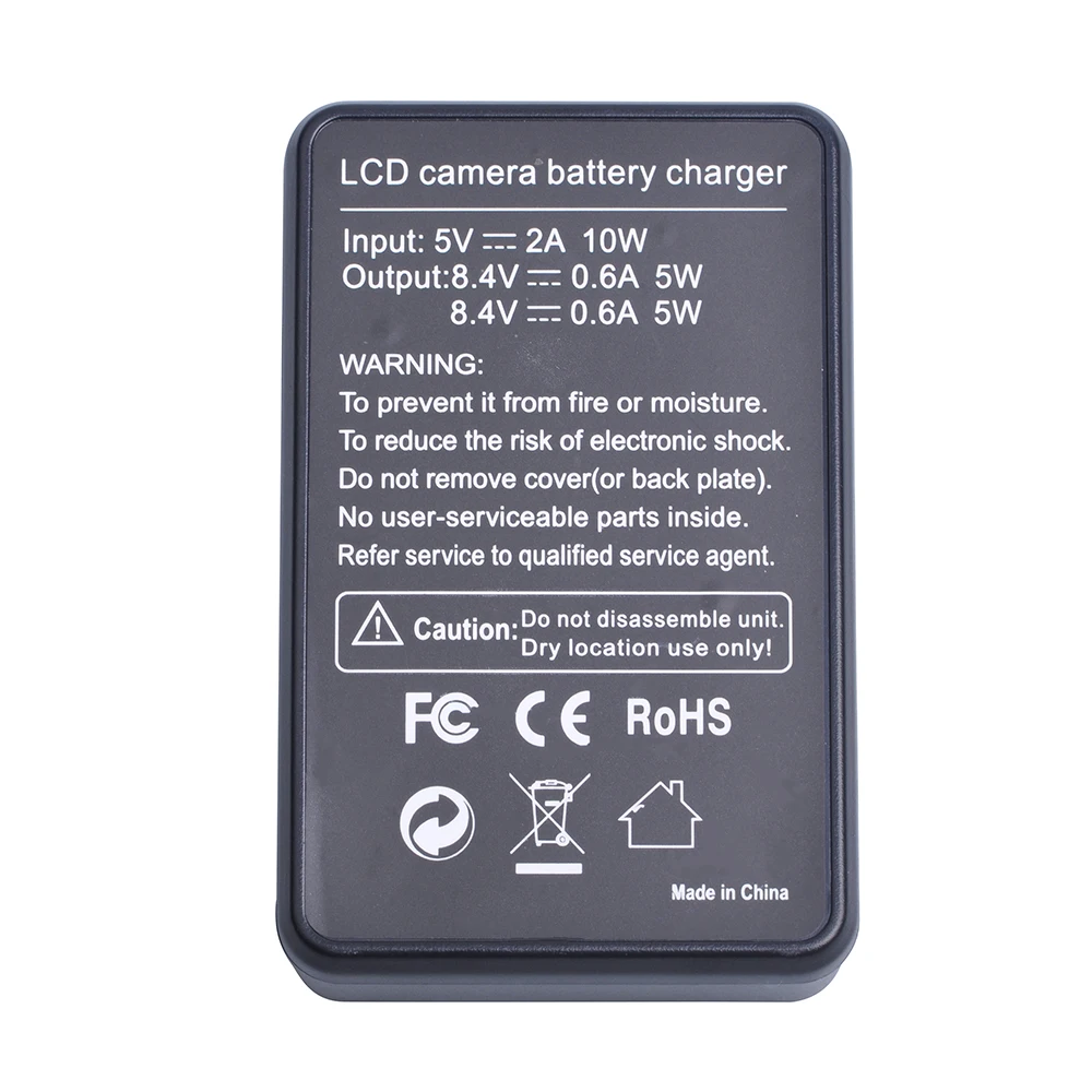 Зарядное устройство с ЖК-дисплеем и двумя USB-портами для Nikon D7100 D750 D7000 D7200 D810 D610 D800