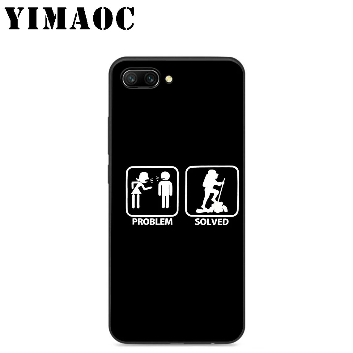 YIMAOC Solved Problem Funny Soft Silicone Case For Huawei Honor Mate 10 P20 P10 P9 P8 P Smart Y6 6A 7A 7X 7C Lite Pro 2017 2018 |