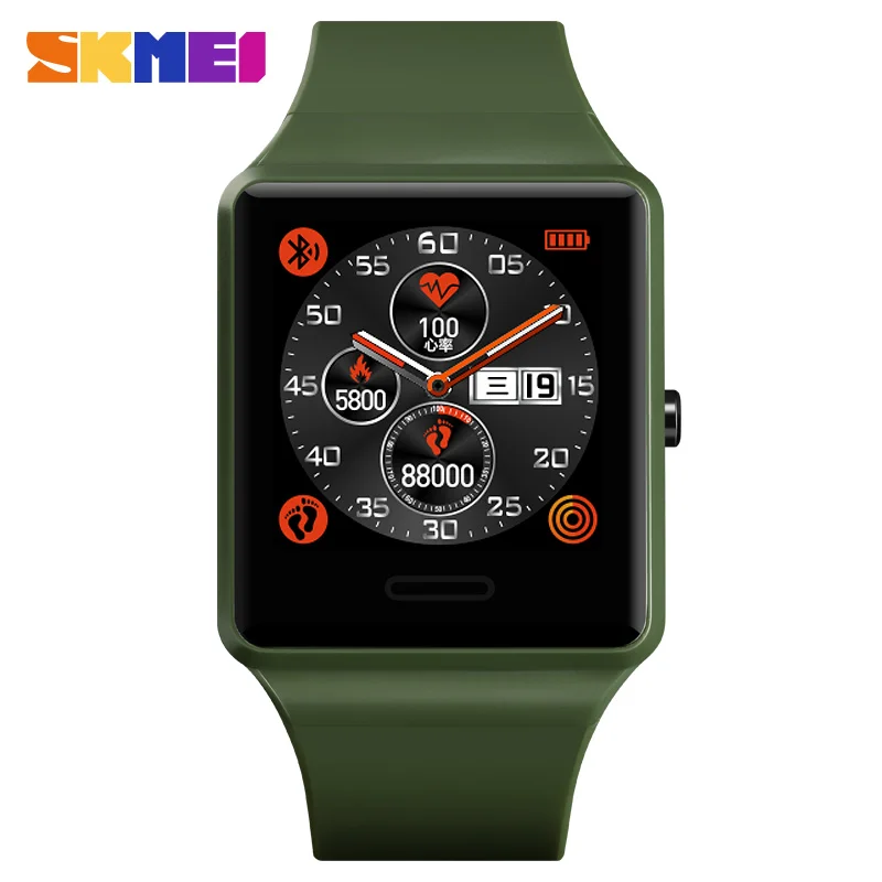 Новинка SKMEI Smartwatch мужские цифровые наручные часы с Bluetooth спортивные напоминания о