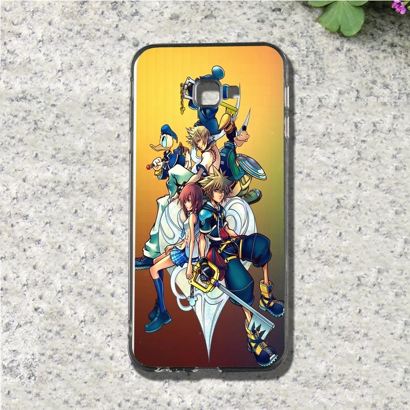 Аниме Kingdom Hearts витражное мягкий TPU мобильный чехол для телефона Samsung Galaxy J1 Mini J2 J3 J5