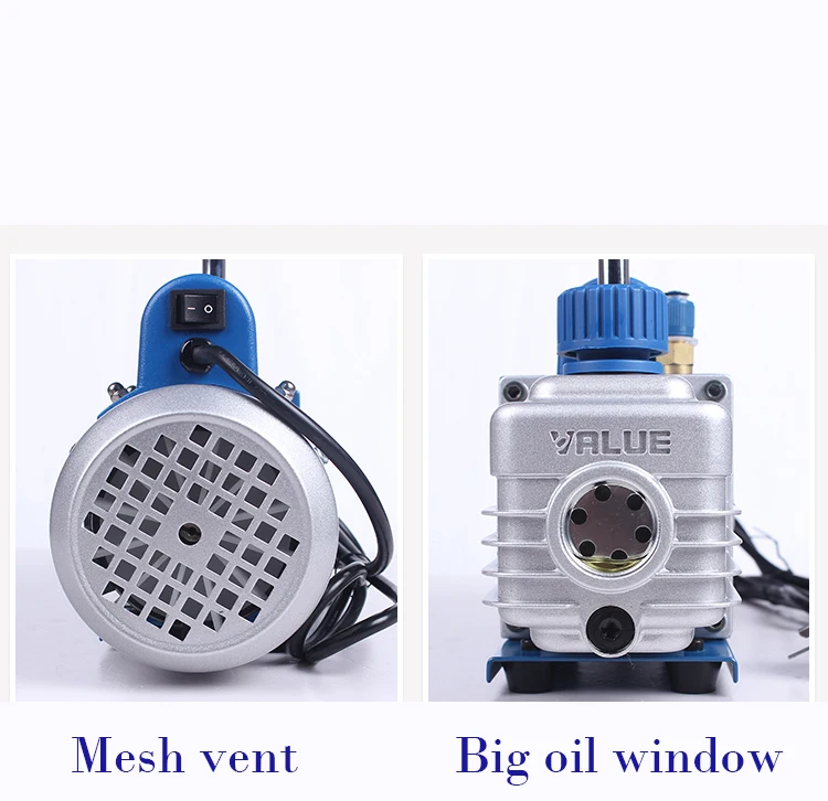 Вакуумный насос для хладагента 1 литровый вакуумный FY 1H N автомобиля кондиционера