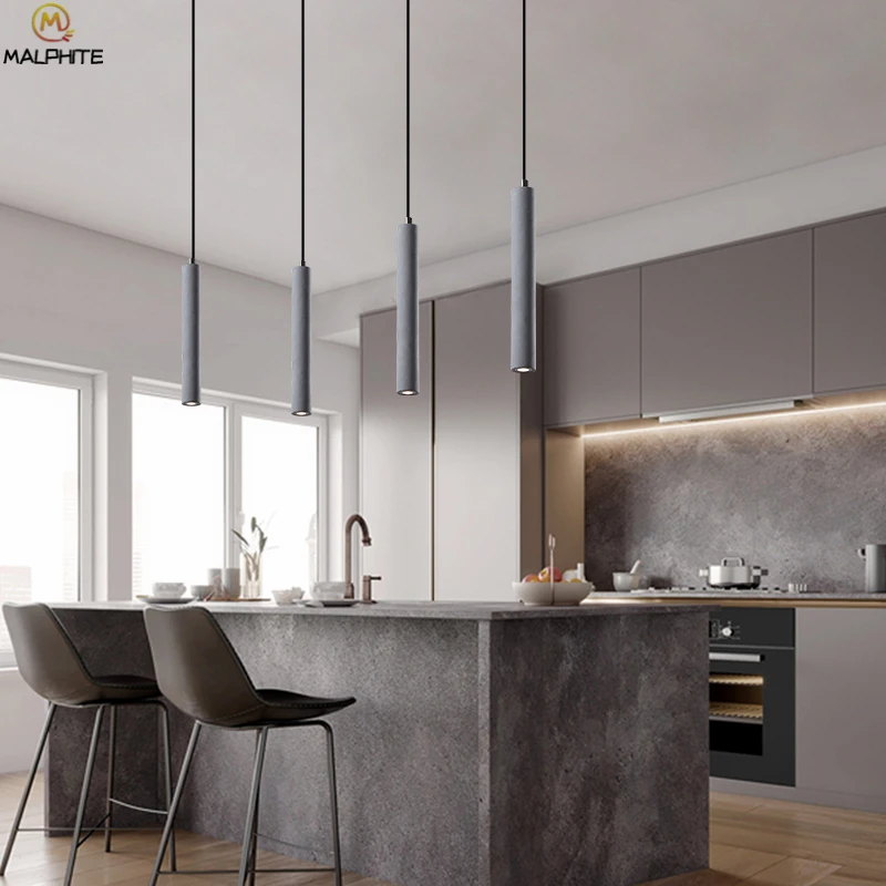 Простые скандинавские цилиндры подвесной светильник s люстра ing led hanglamp Лофт