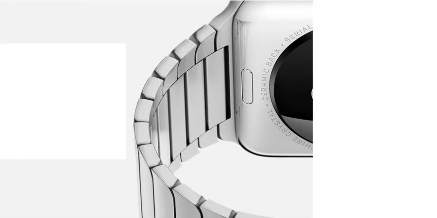 Модные наручные часы для apple watch series 5 4 3 2 1 ремешок из нержавеющей стали для iwatch edition 38 4 42 44 мм браслет