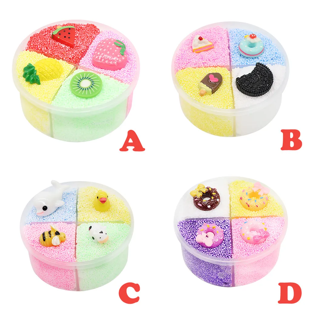 Новое поступление очаровательные игрушки слизи красивый цвет смешивания грязи