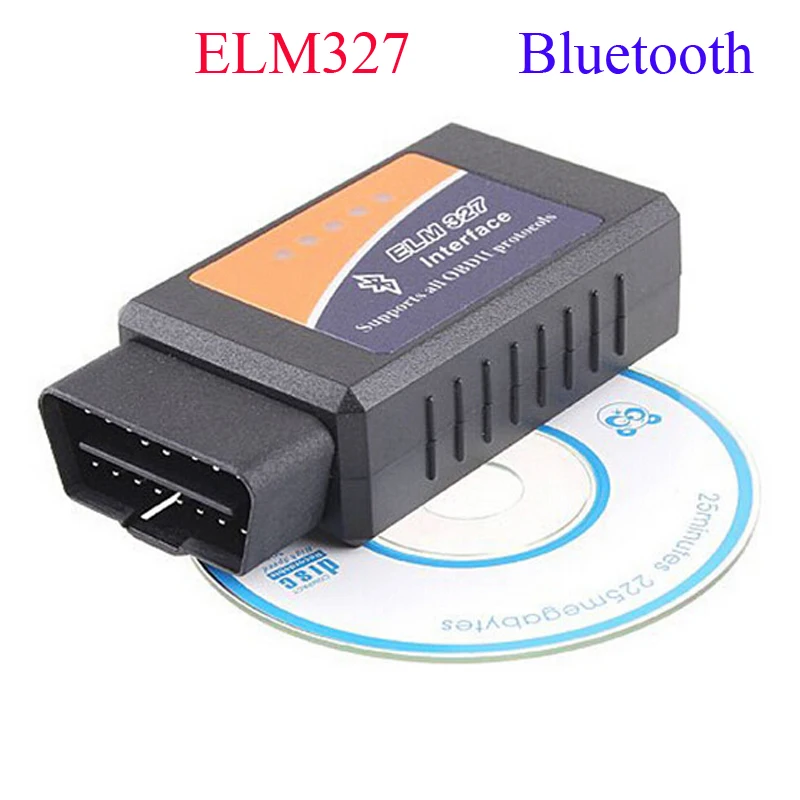 Сканер-Сканер диагностический ELM горячая Распродажа, 327 В, 1.5 адаптер BT, работает на Android, Elm327, Bluetooth V1.5, OBD2 / OBD II