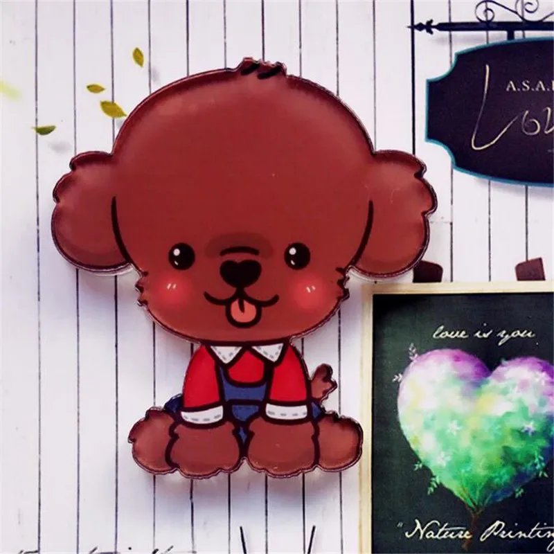 Новая мода 1 шт. милые животные 5 типов акриловые значки в стиле Харадзюку