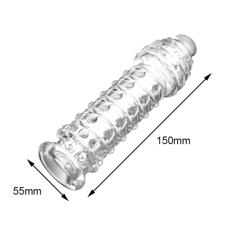 Мужской удлинитель для пениса Man Nuo большой размер презерватив мужчин Увеличение