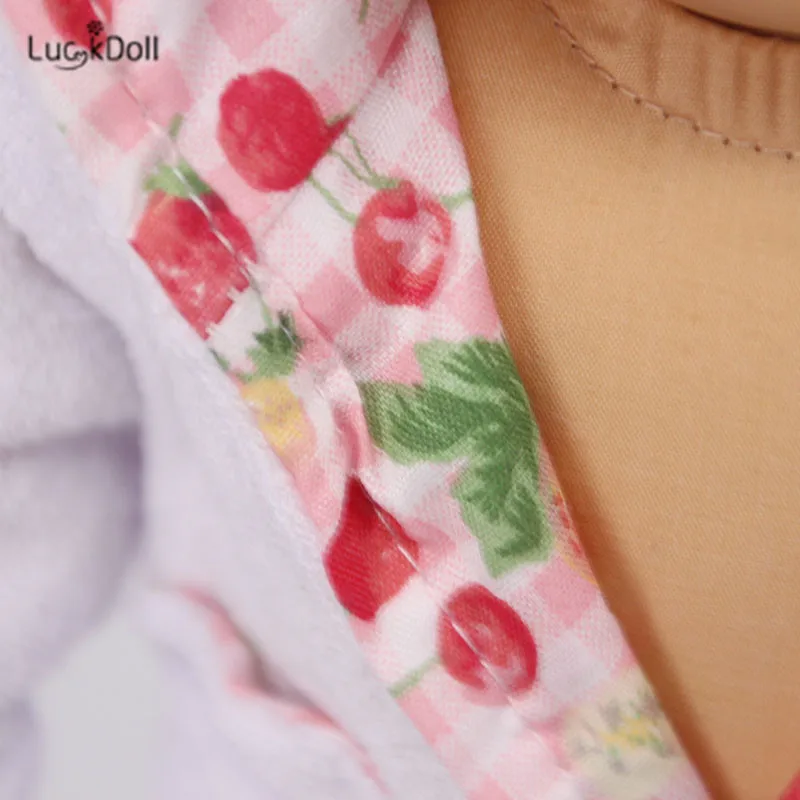 LUCKDOLL модная новая пижама из хлопка+ маска для глаз+ обувь, комплект из трех предметов костюм для 43 см для ухода за ребенком для мам кукла или 18-дюймовые куклы аксессуары лучший подарок