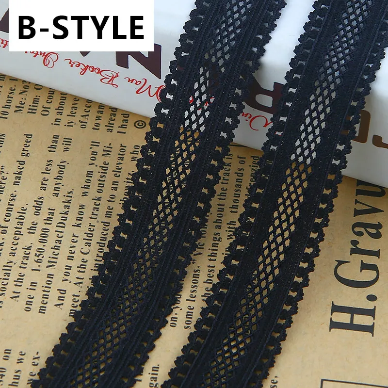 Многоцветная нейлоновая кружевная лента эластичная DIY швейная одежда аксессуары ручной работы для лоскутной упаковки лента Детская повязка на голову