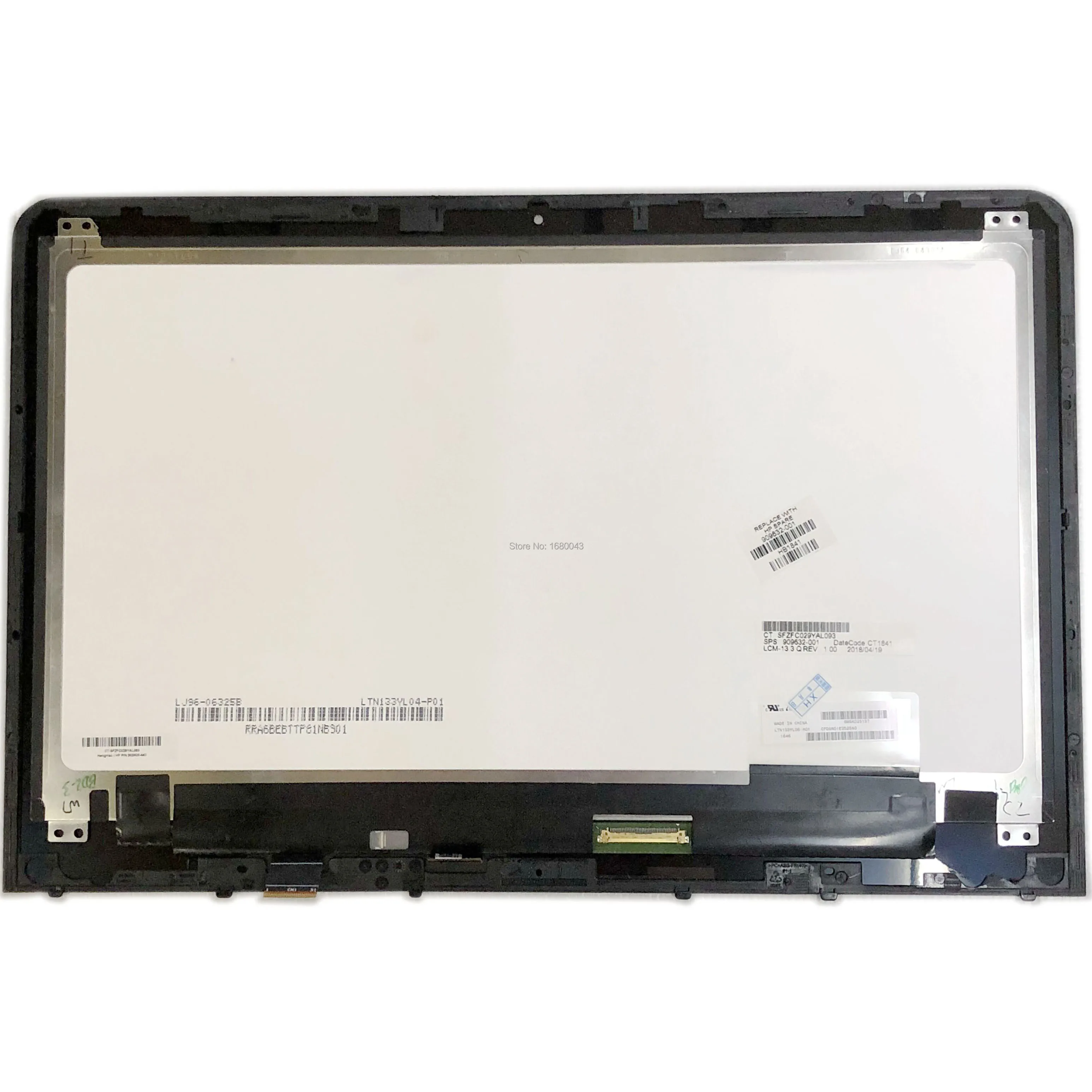 

LTN133YL06 H01 LCD SCREEN Touch Screen Digitizer Assembly Frame Replacement For HP ENVY X360 13-Y 13-y0xx 13-y013CL 3200X1800