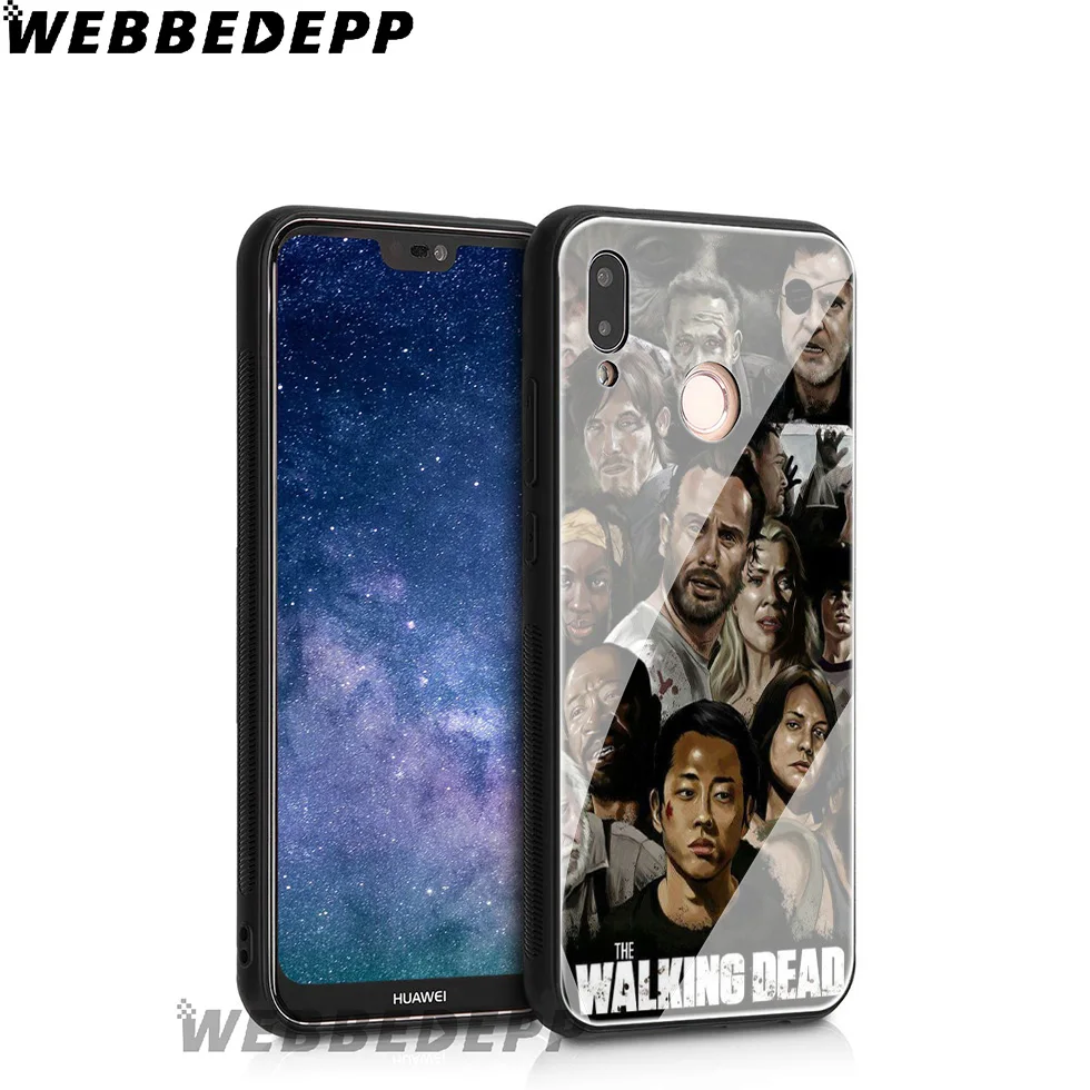 WEBBEDEPP чехол из закаленного стекла для Huawei Mate 20 P20 P10 P Smart 2019 2018 и Honor 10 9 8X 7A Lite Pro |