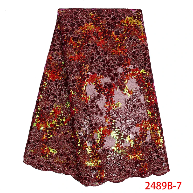 Высококачественная кружевная ткань из органзы 2019 с блестками французская